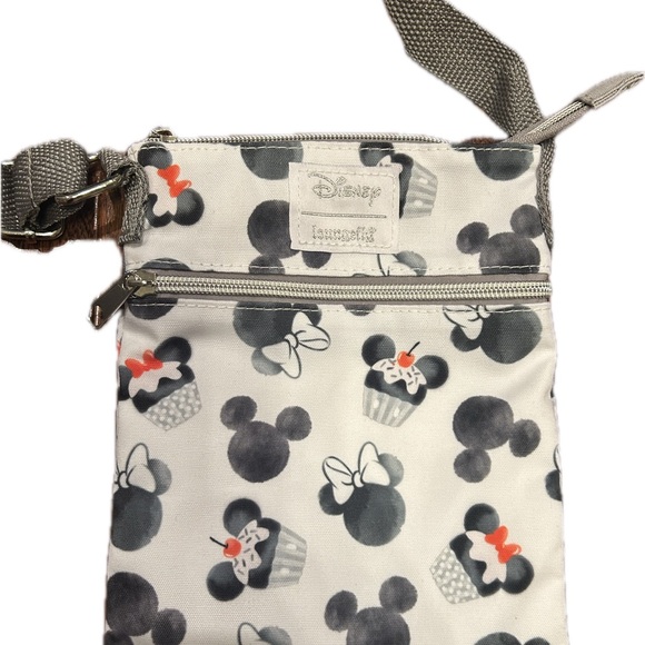 Loungefly Handbags - Disney loungefly crossbody  Bag with Mickey Mouse Print - Gray